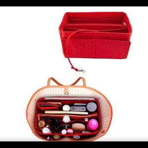 Felt Insert Bag Purse Organizer Handbag Zipper